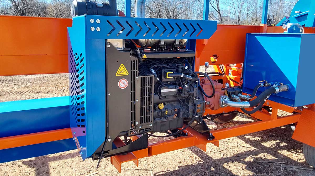 Vedskjæringsprosessorlinje Vedskjæringsprosessorlinje