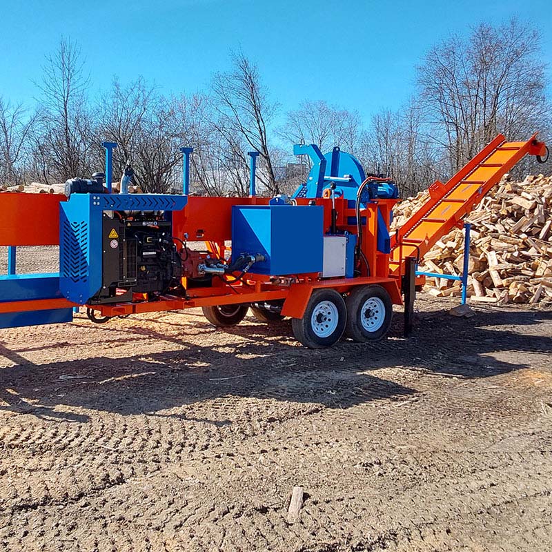 خط معالجة الحطب