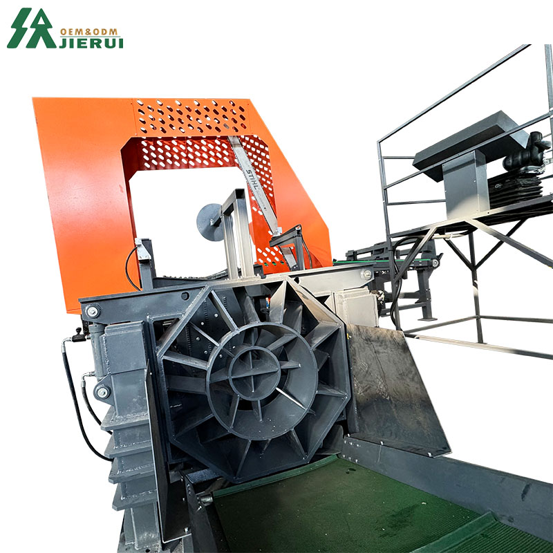 Ligne de traitement du bois de chauffage