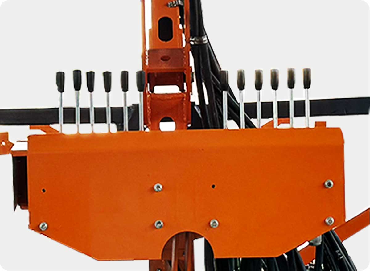 Loader Trailer With Grabber Crane