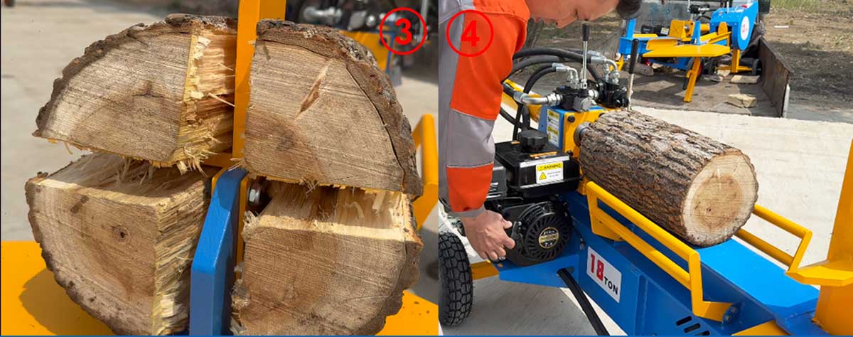 25T Gas Log Splitter  25T Gas Log Splitter