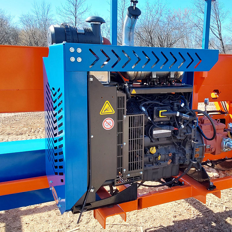 خط معالجة الحطب