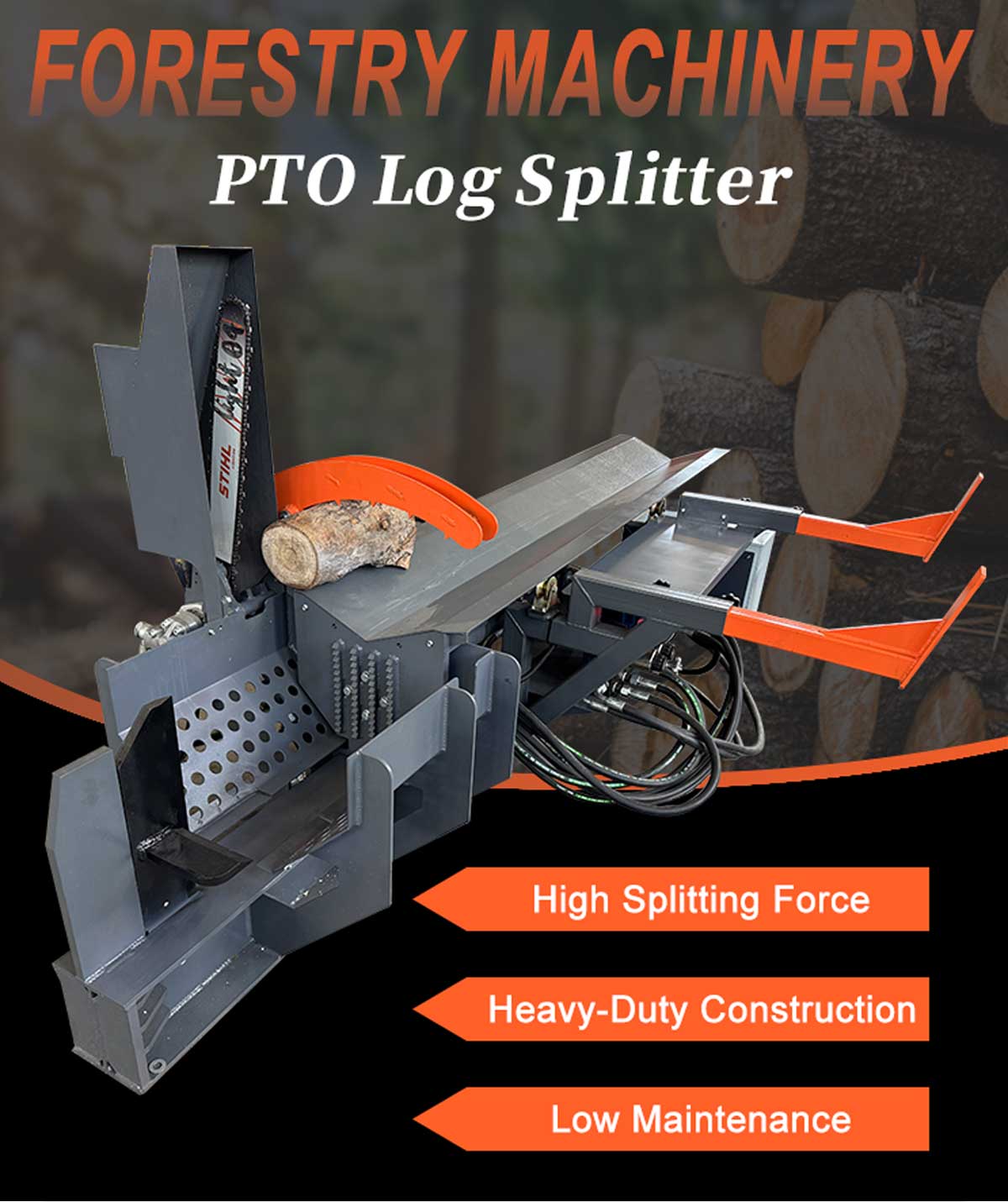 PTO Log Splitter PTO Log Splitter