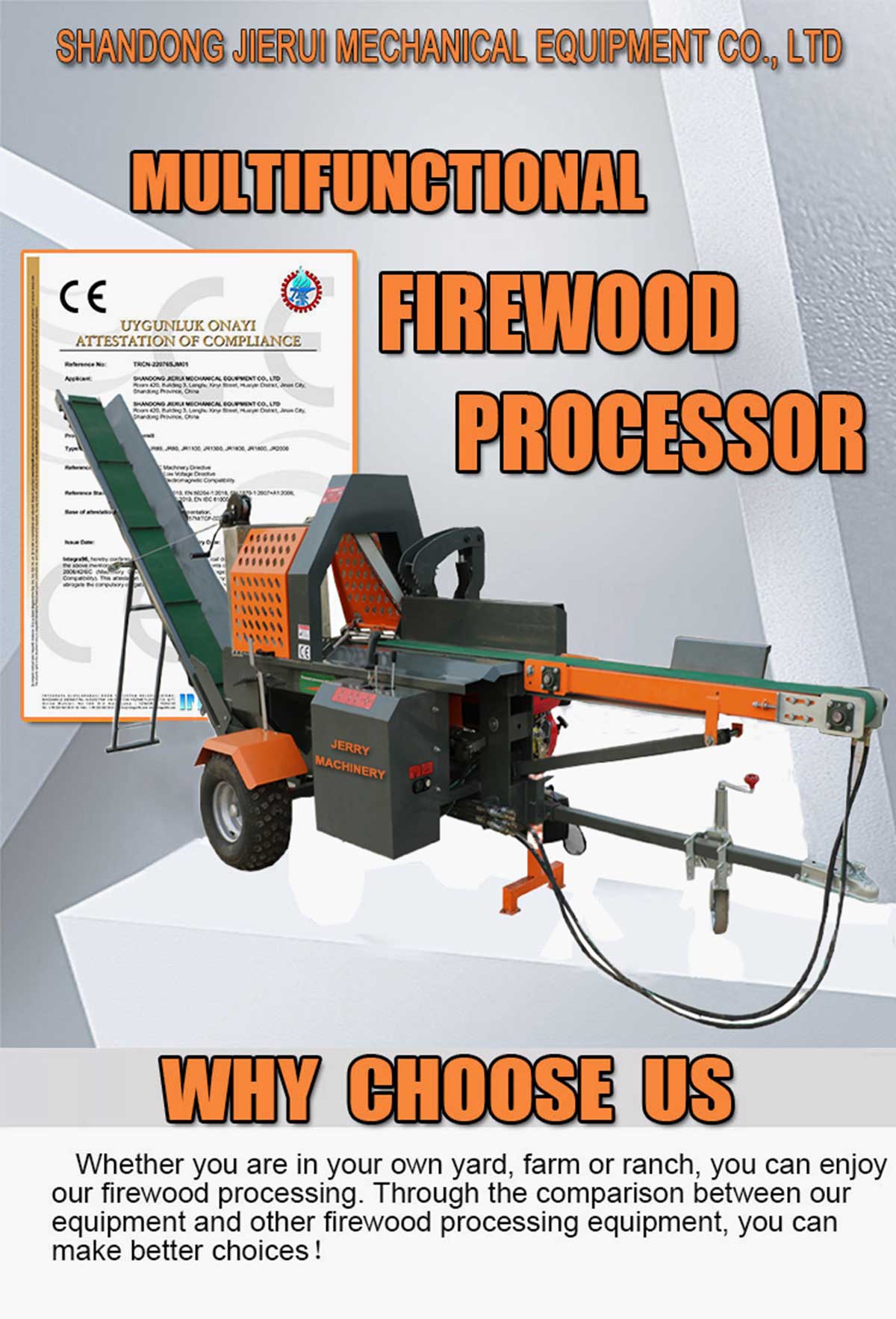20T Gasoline Wood Processor