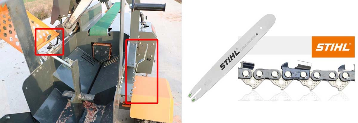 Elektrischer Brennholzprozessor Elektrischer Brennholzprozessor