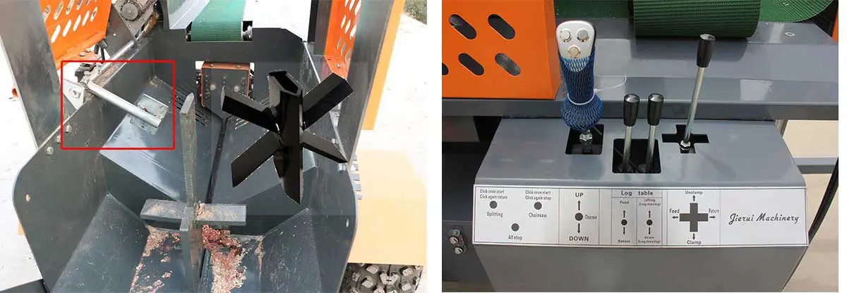 Elektrischer Brennholzprozessor Elektrischer Brennholzprozessor