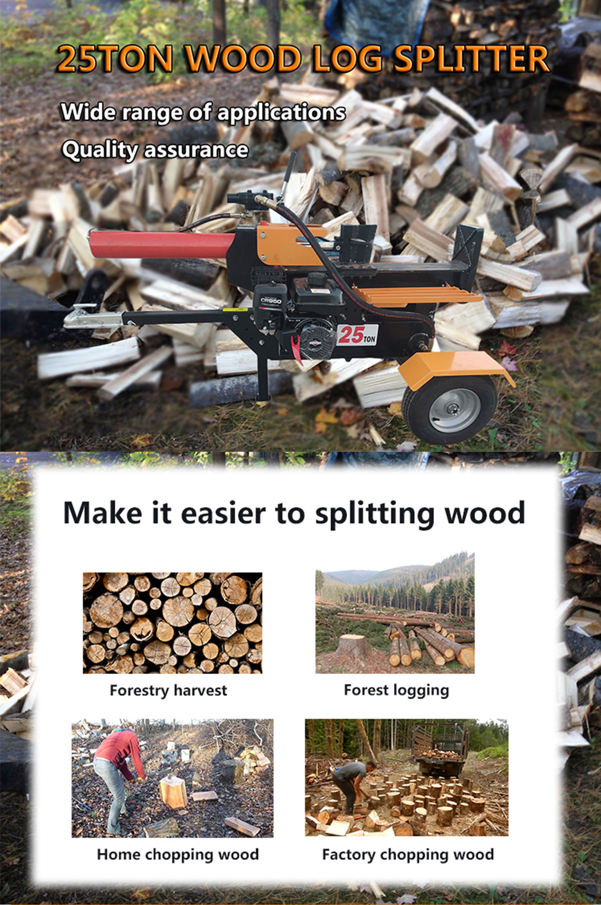 30T Gas Log Splitter 30T Gas Log Splitter