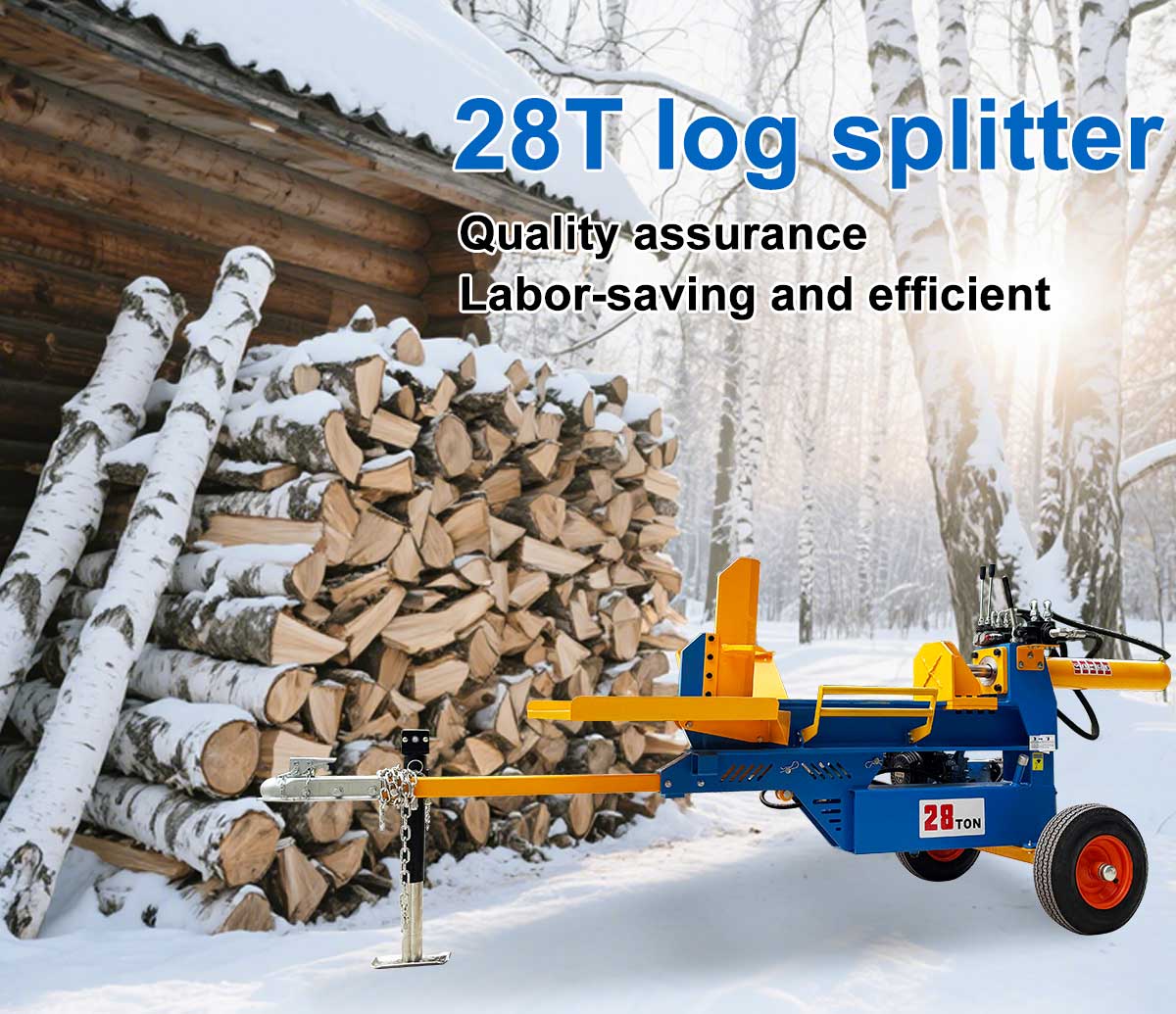 28T Log Splitter  28T Log Splitter