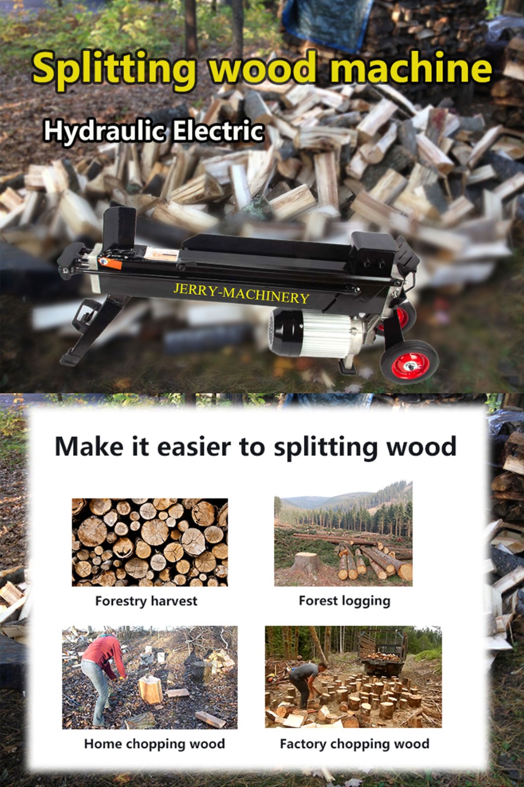 7.5T Wood Log Splitter  7.5T Wood Log Splitter