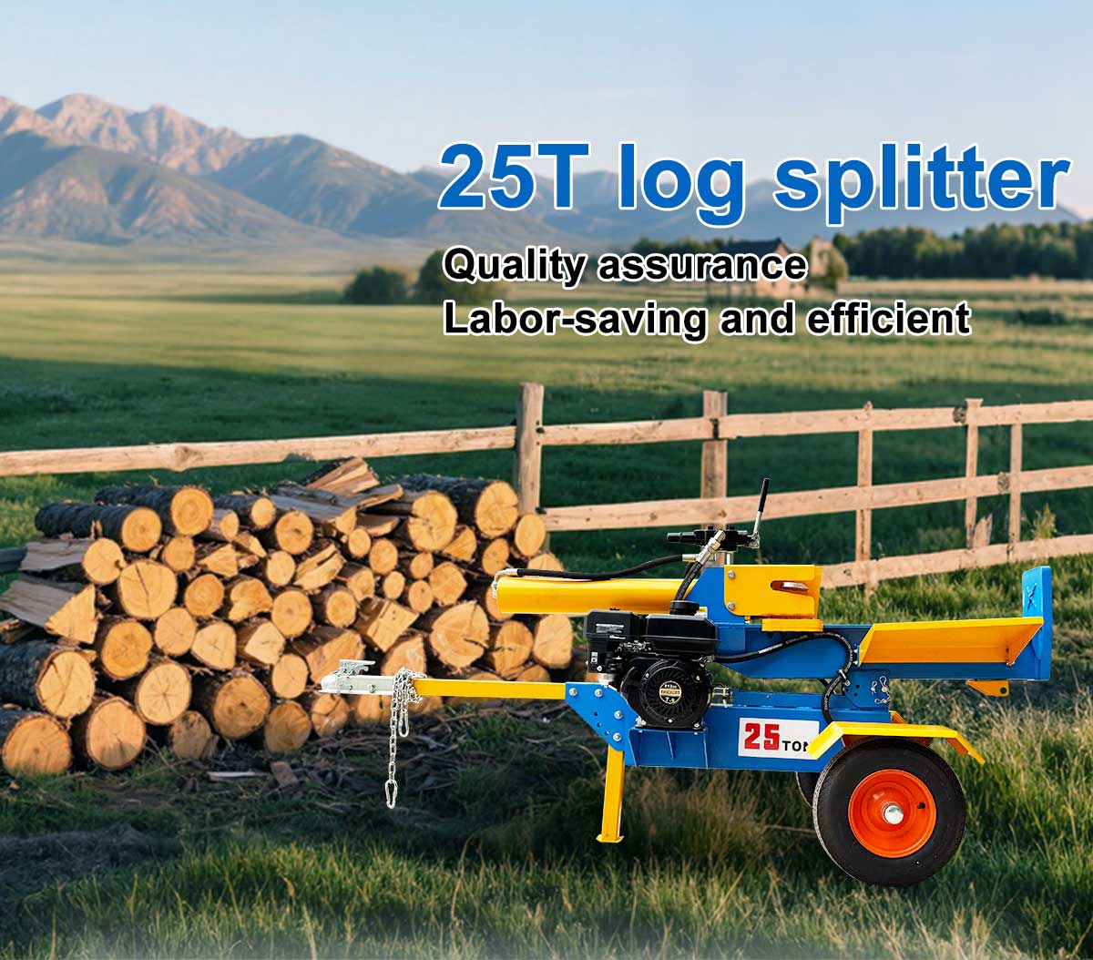 25T Gas Log Splitter  25T Gas Log Splitter