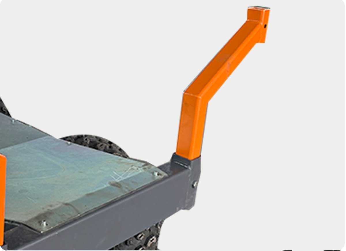 Loader Trailer With Grabber Crane