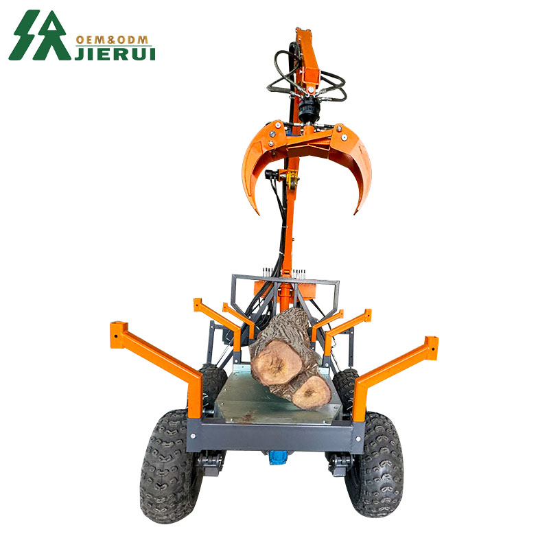 Grue à remorque en bois en bois