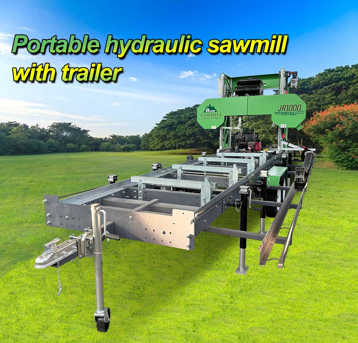 Band Sawmill With Trailer Band Sawmill With Trailer