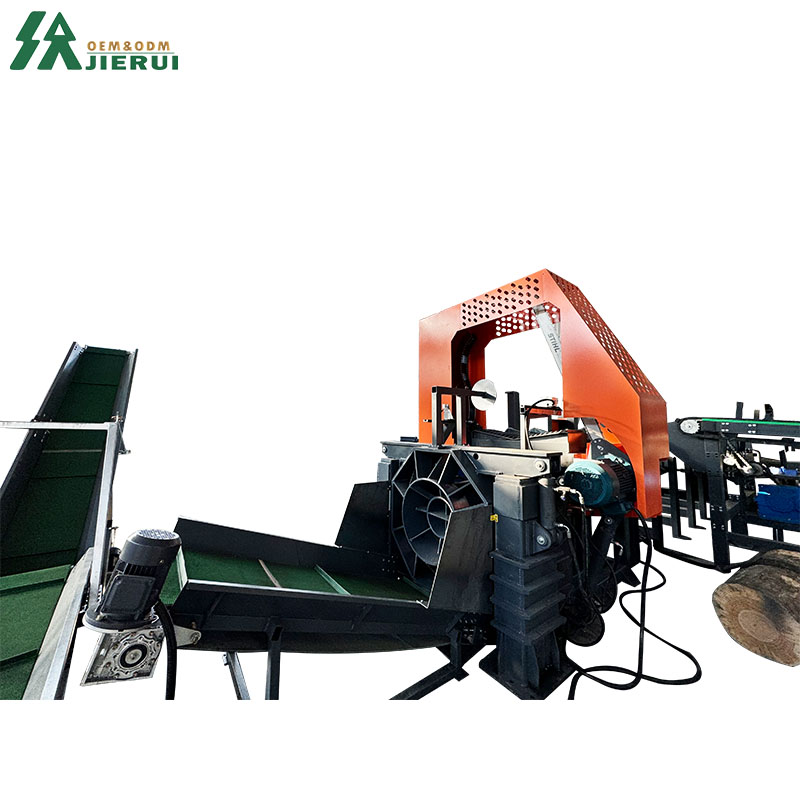 Ligne de traitement du bois de chauffage