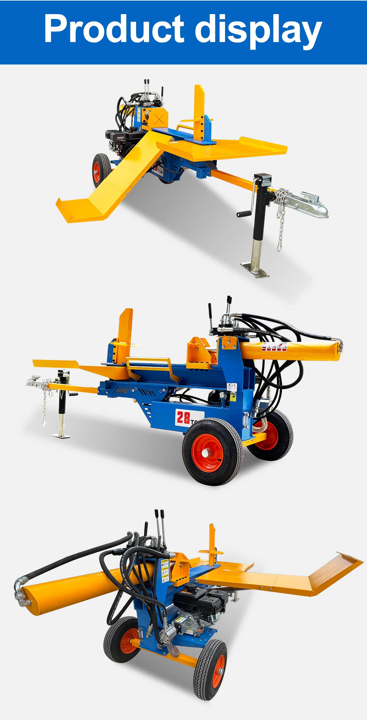 28T Log Splitter  28T Log Splitter