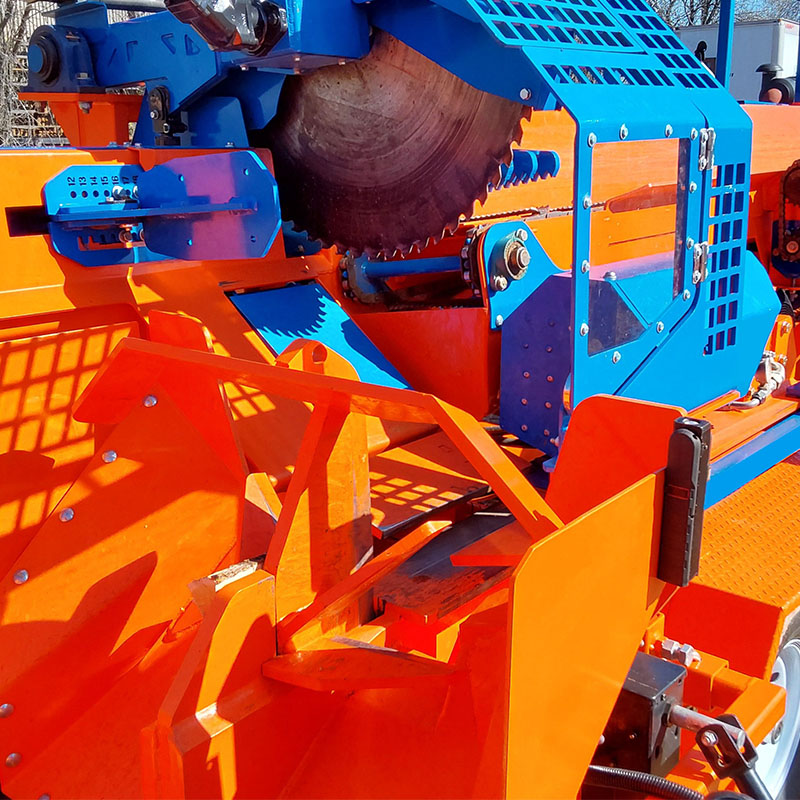 خط معالجة الحطب