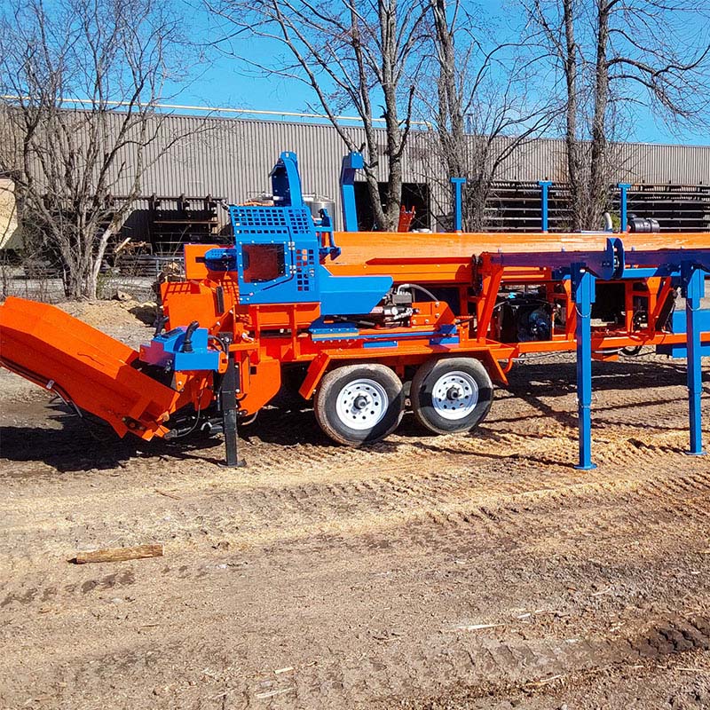 خط معالجة الحطب