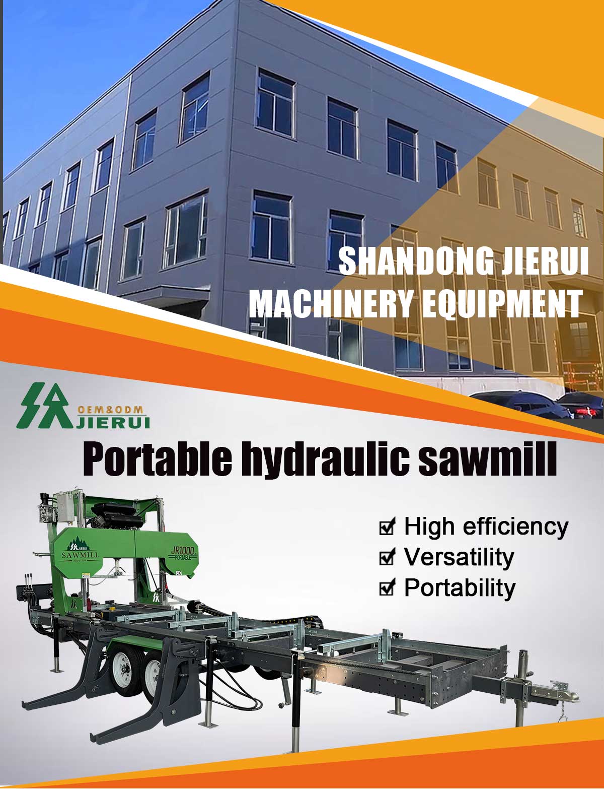 Portable hydraulic Automatic Sawmill Portable hydraulic Automatic Sawmill