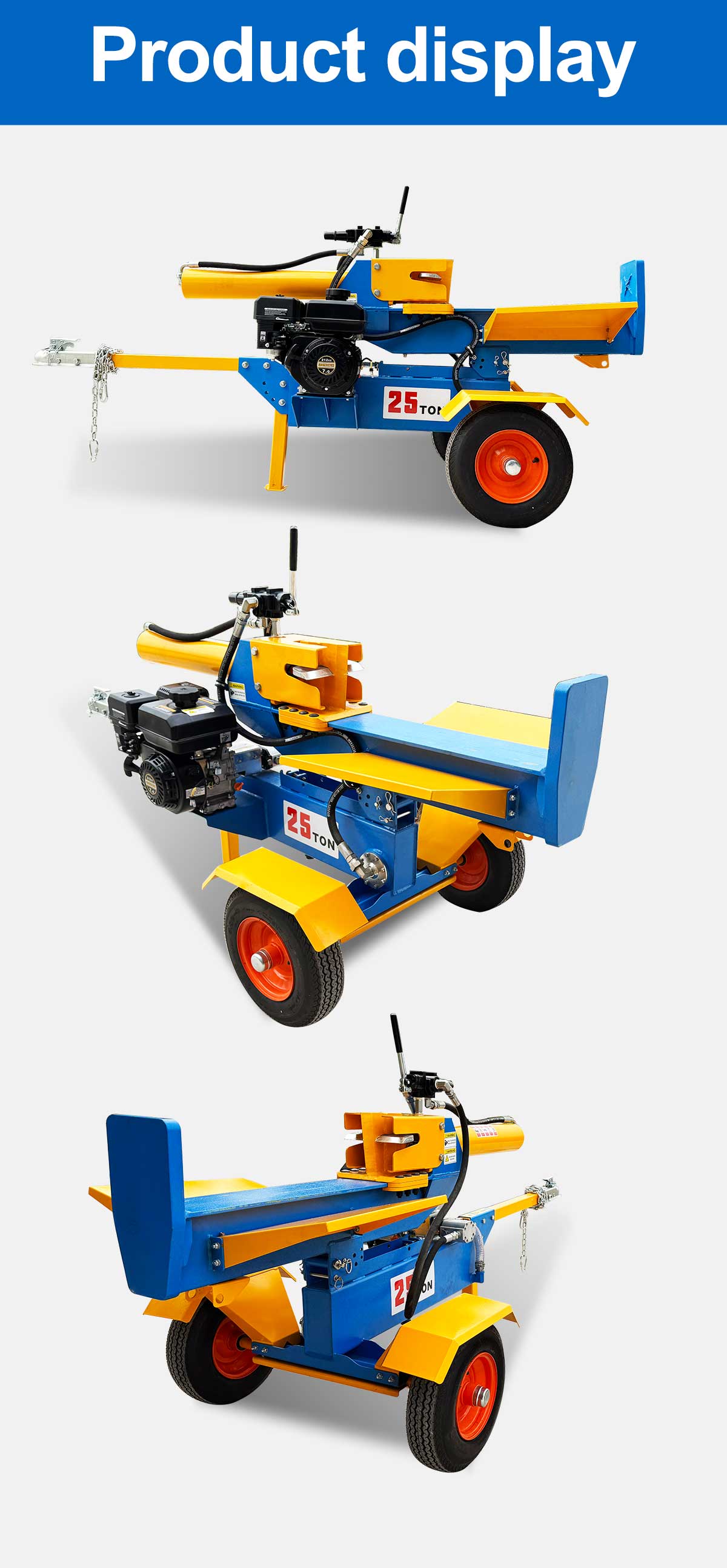 25T Gas Log Splitter  25T Gas Log Splitter