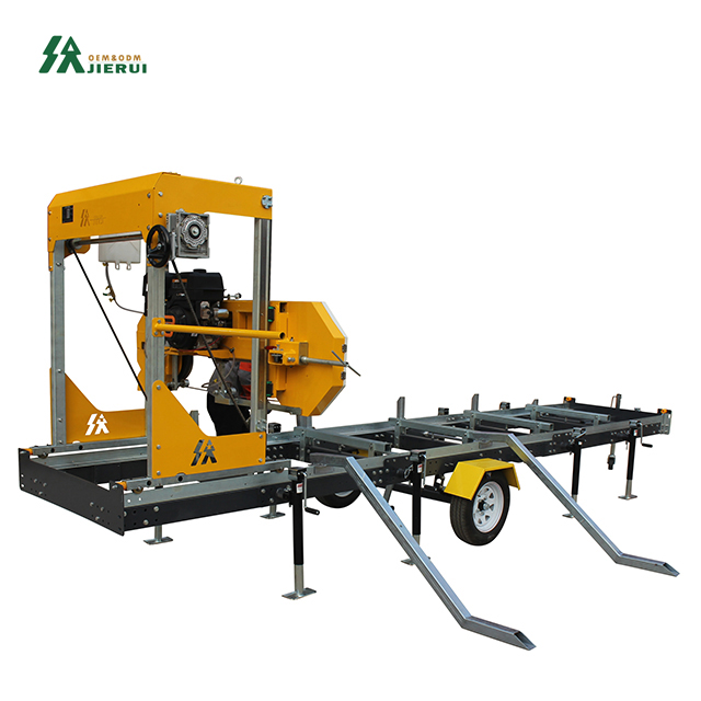 Band Sawmill With Wheels
