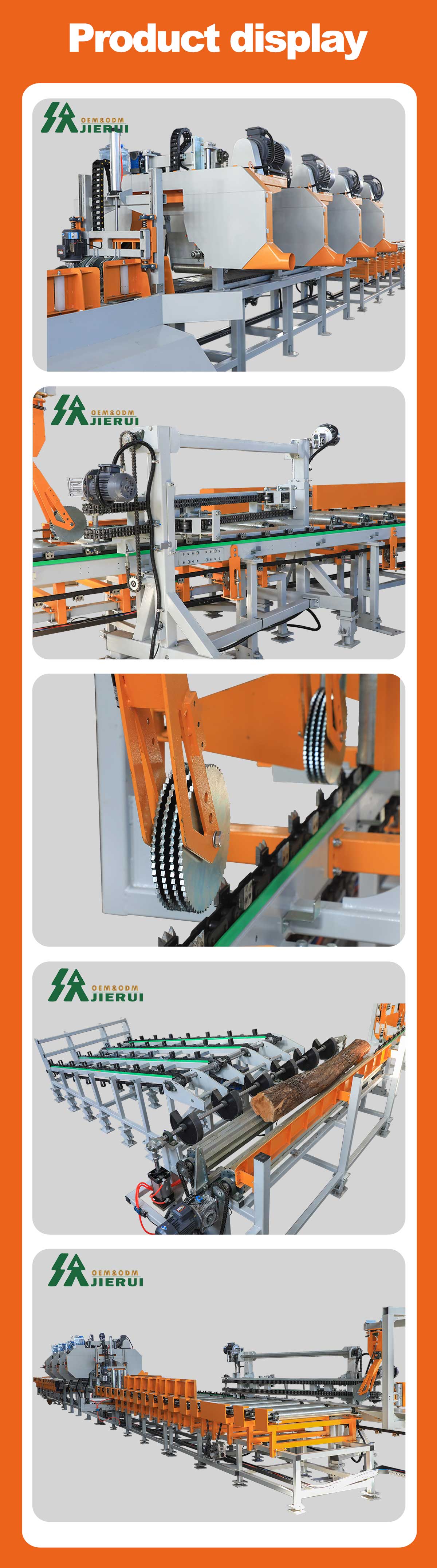 Sawmill  Line Lumber Cutting Machine