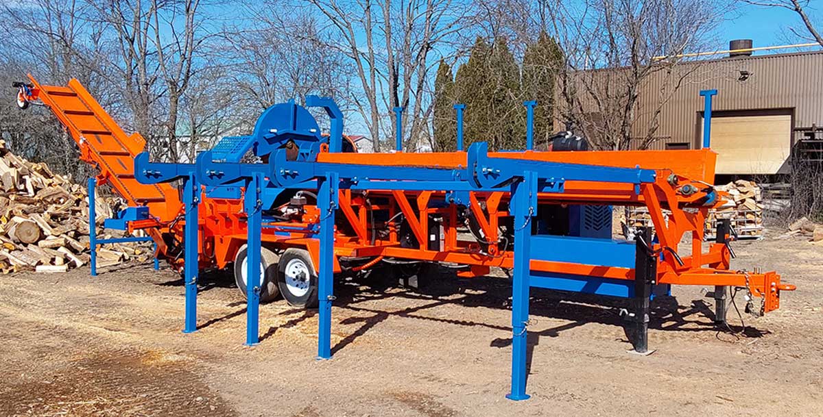 Vedskjæringsprosessorlinje Vedskjæringsprosessorlinje